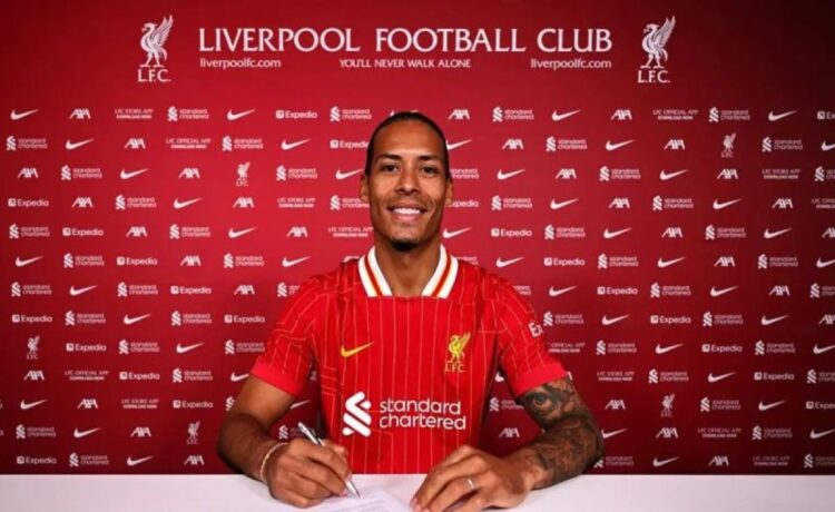 Virgil van Dijk perpanjang kontrak Liverpool hingga 2027