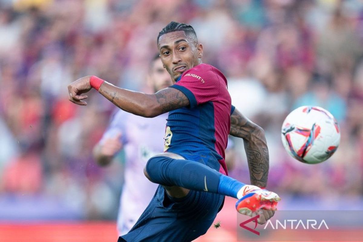 Dwigol Raphinha bawa Barcelona taklukkan Celta Vigo 4-3
